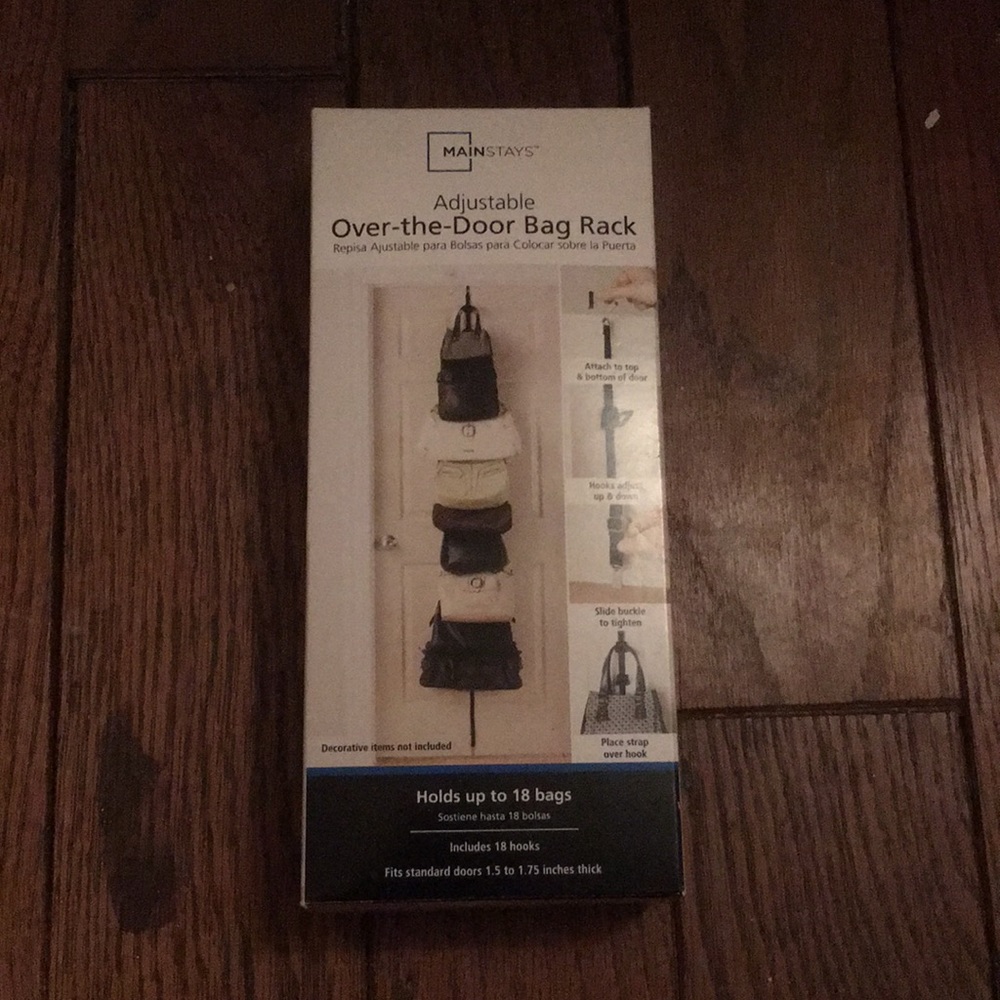 OVER-THE-DOOR BAG RACK